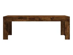Mesa De Centro* Mesa de centro 102x50x36 cm madeira processada carvalho fumado PT268896 Castanho