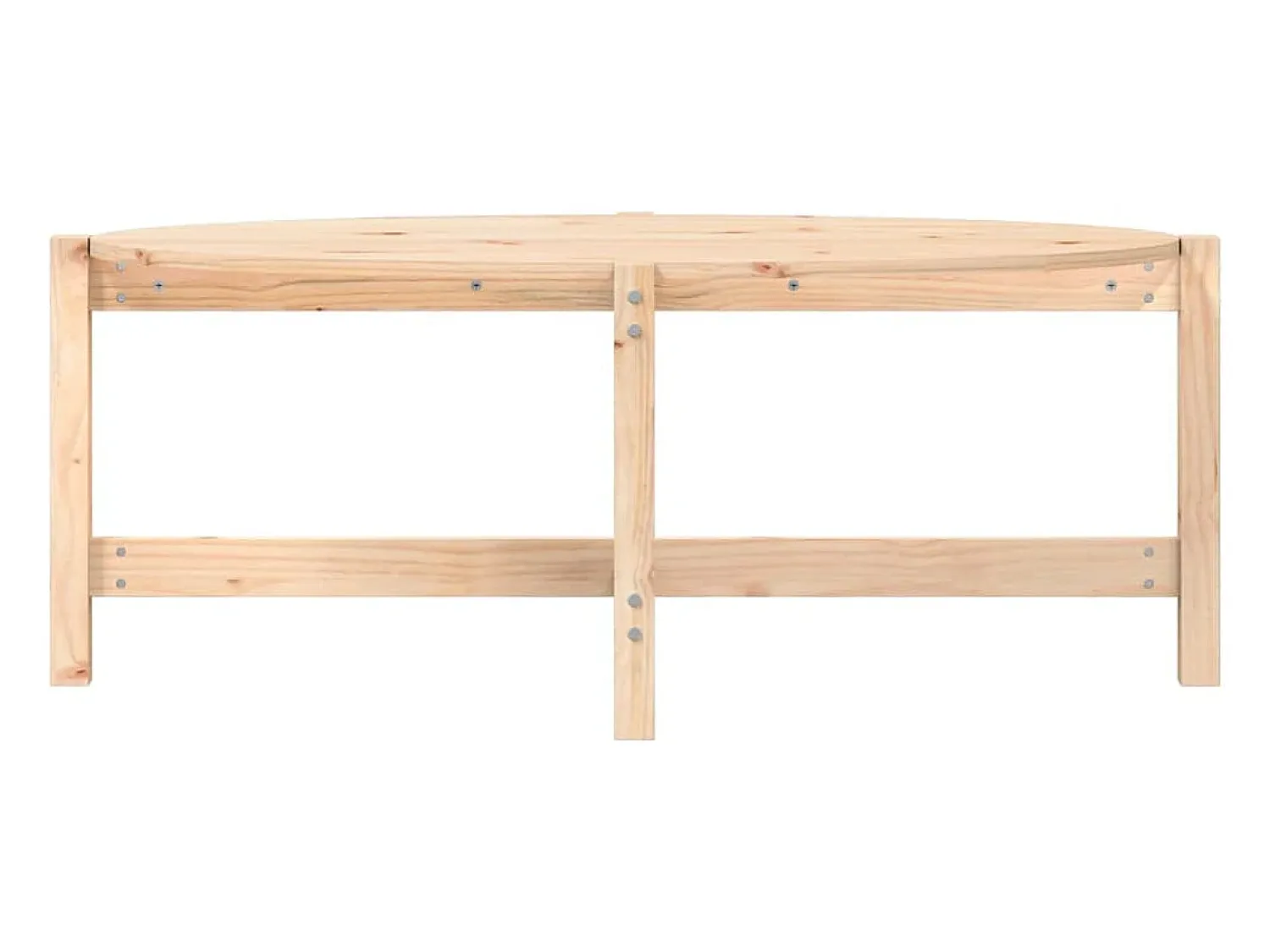 Best vidaxl Mesa de centro 118x63x45 cm madeira de pinho maciça Natural claro