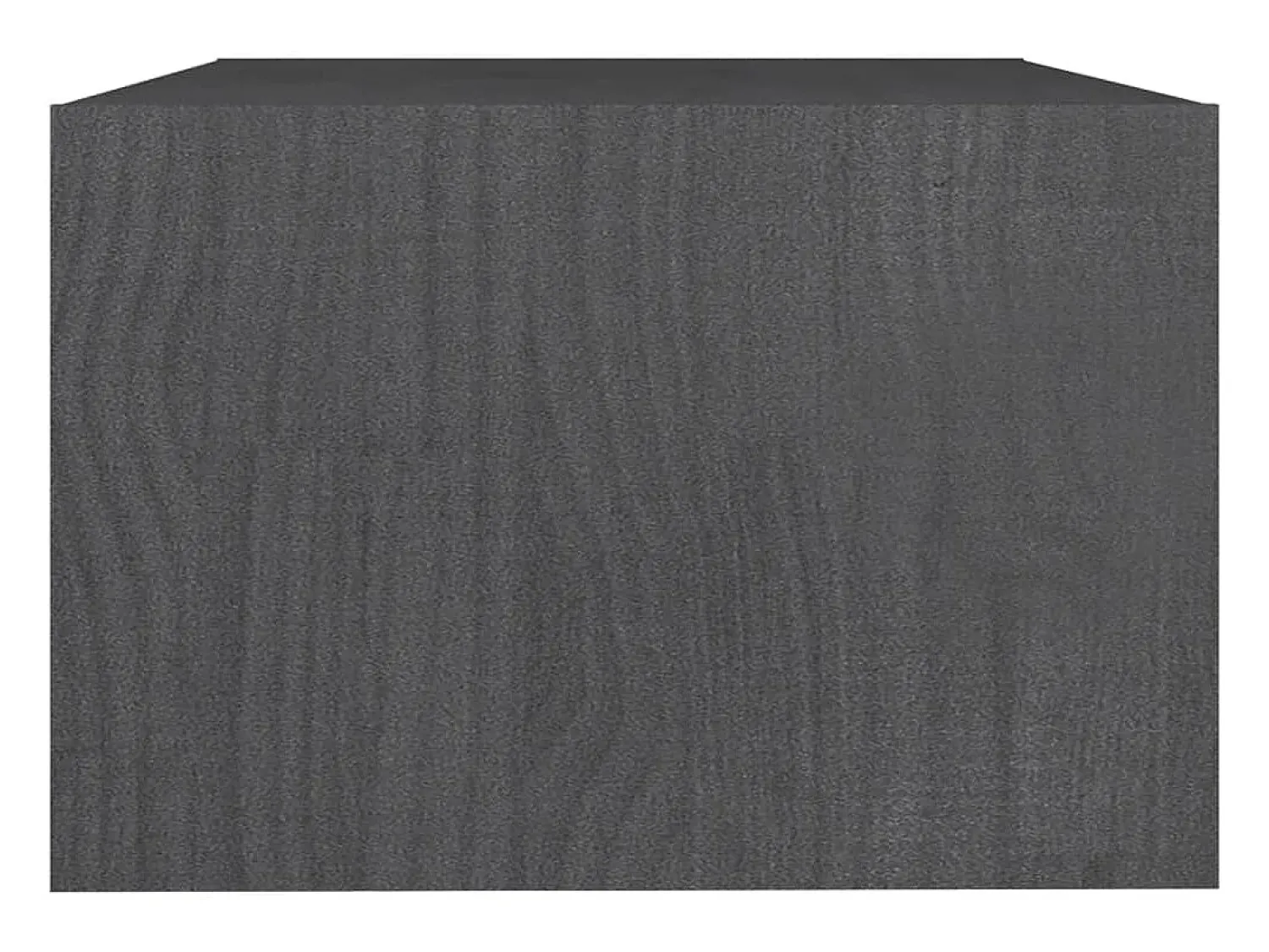 Sale vidaxl Mesa de centro 75x50x33,5 cm madeira de pinho maciça Cinzento