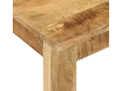 Mesa de centro 55x55x35 cm madeira de mangueira maciça PT966157 Castanho