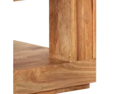 Mesa De Apoio* Mesa de centro 45x45x40 cm madeira de acácia maciça PT860988 Castanho