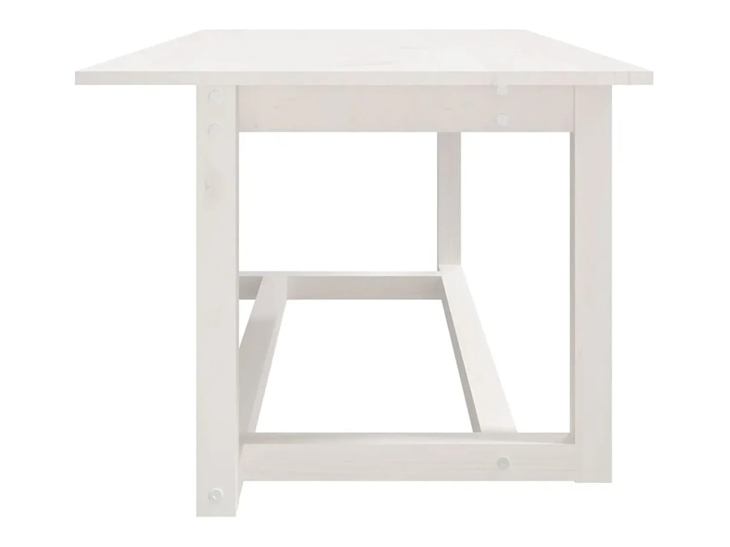Mesa De Centro|vidaxl Mesa de centro 110x55x45 cm madeira de pinho maciça Branco