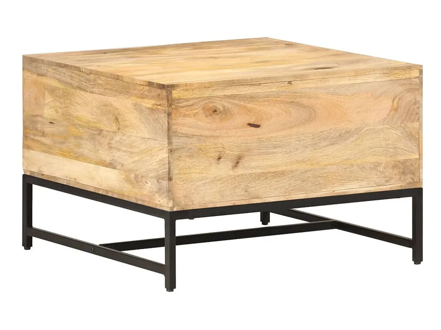 Discount Mesa de centro 67x67x45 cm madeira de mangueira maciça PT606197 Castanho