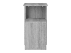 New Mesa de centro 36x30x56 cm madeira processada sonoma cinza PT473636 Cinzento