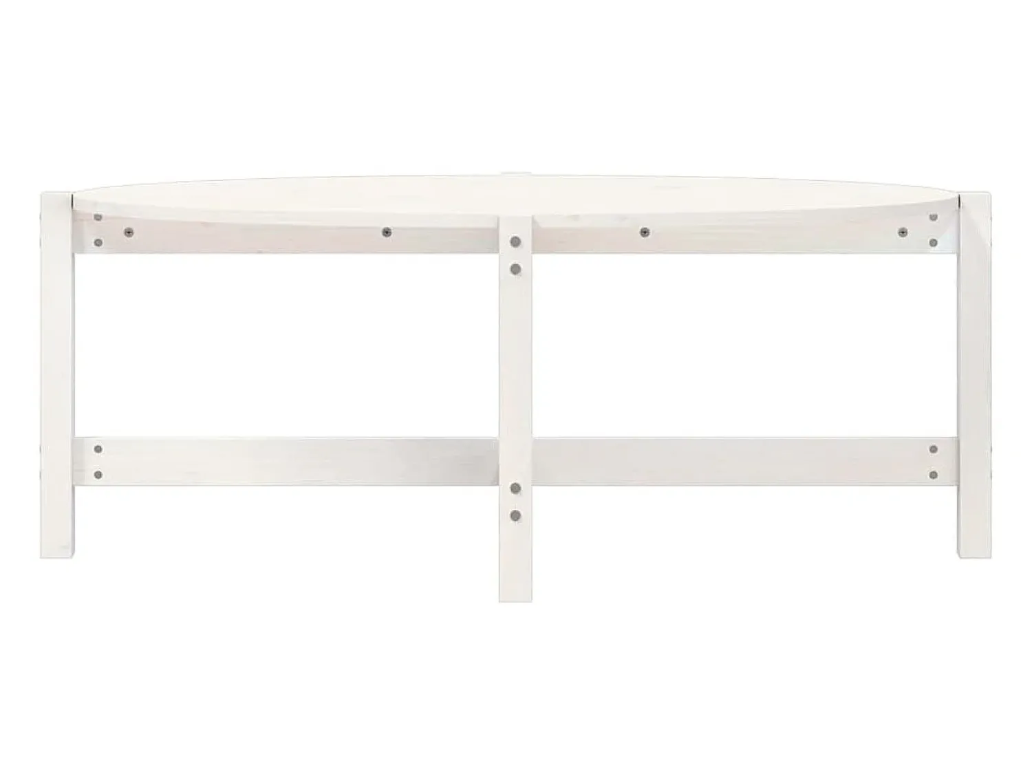 Mesa De Centro*vidaxl Mesa de centro 118x63x45 cm madeira de pinho maciça Branco