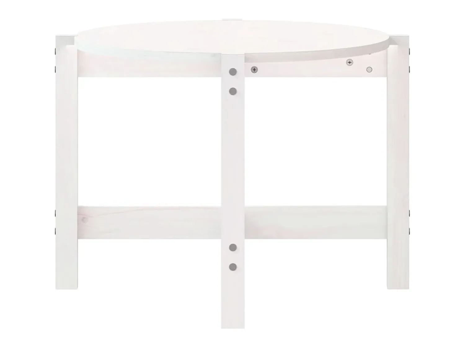 Mesa De Centro*vidaxl Mesa de centro 118x63x45 cm madeira de pinho maciça Branco