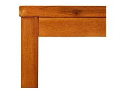 Best vidaxl Mesa de centro 60x60x45 cm madeira de acácia maciça Natural claro