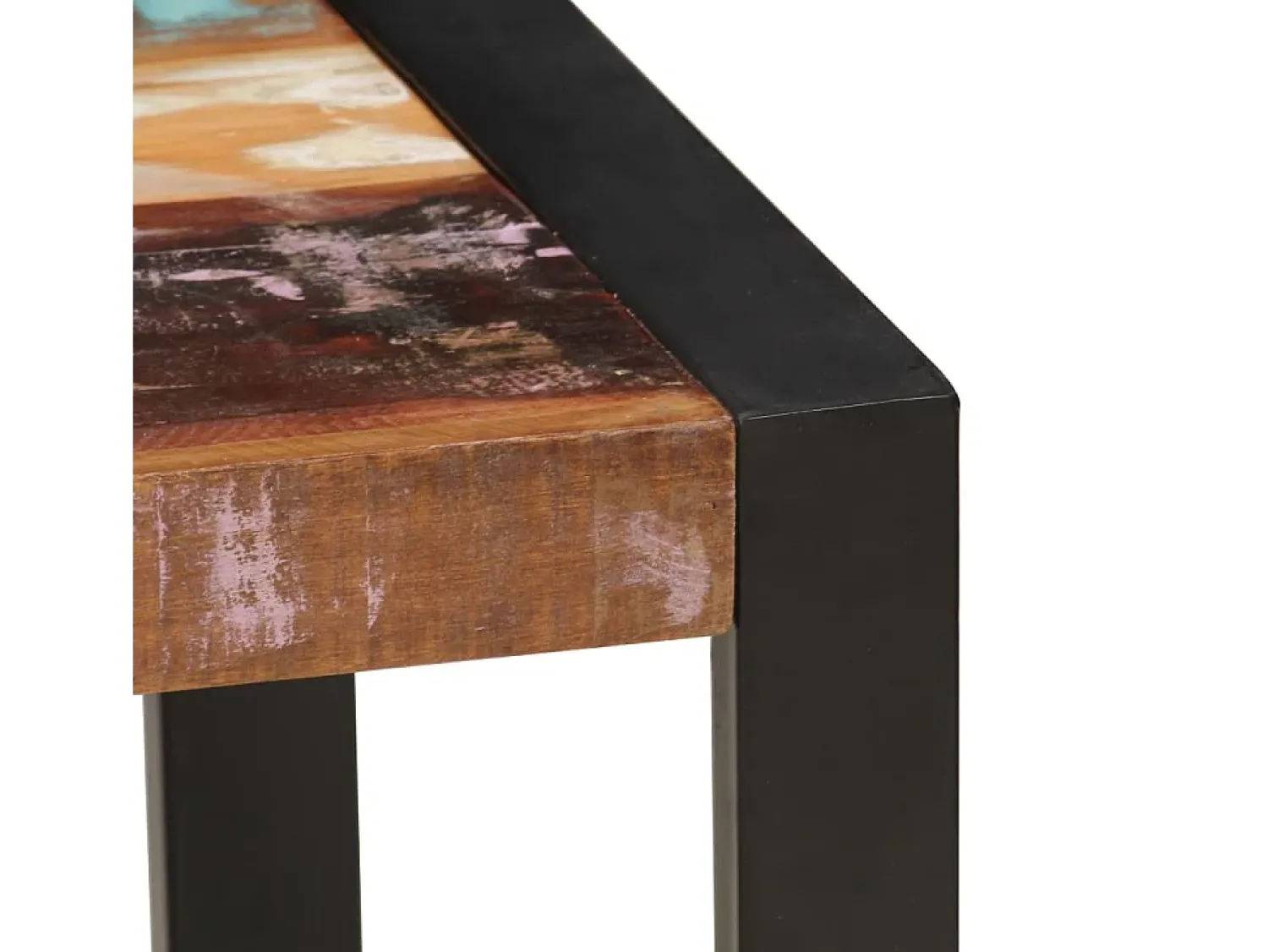 Mesa De Centro*vidaxl Mesa de centro 120x60x40 cm madeira recuperada maciça Multicor
