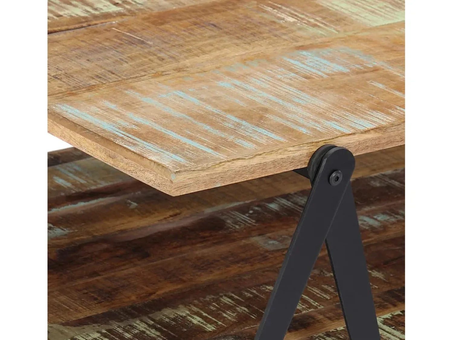 Mesa De Centro| Mesa de centro 115x60x40 cm madeira recuperada maciça PT847346 Multicor