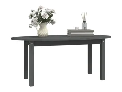 Mesa De Centro* Mesa de centro 110x55x45 cm madeira de pinho maciça PT196029 Cinzento