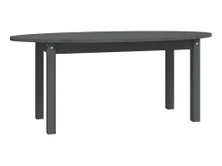 Mesa De Centro* Mesa de centro 110x55x45 cm madeira de pinho maciça PT196029 Cinzento