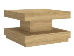 Mesa De Centro* Mesa de centro 60x60x35 cm MDF -claro PT966253 Castanho