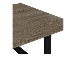 Mesa De Centro*vidaxl Mesa de centro 120x60x40 cm MDF e ferro e preto Cinzento