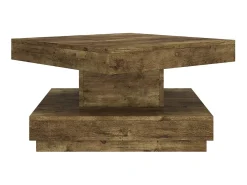 Mesa de centro 60x60x35 cm MDF -escuro PT837405^ Mesa De Centro