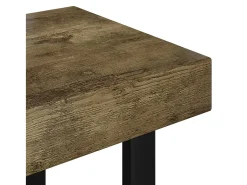 Online Mesa de centro 90x45x40 cm MDF e ferro -escuro e preto PT505272 Castanho