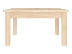 Clearance Mesa de centro 55x55x30 cm pinho maciço PT248725 Castanho