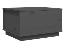 Mesa De Centro*vidaxl Mesa de centro 60x50x35 cm pinho maciço cinza Cinzento