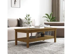 Mesa De Centro| Mesa de centro 110x50x40 cm pinho maciço mel PT668559 Castanho