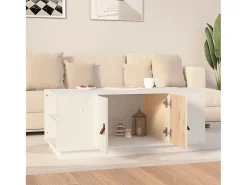 Mesa de centro 100x50x41 cm pinho maciço PT369494^ Mesa De Centro
