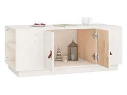 Mesa De Centro*vidaxl Mesa de centro 100x50x41 cm pinho maciço Branco