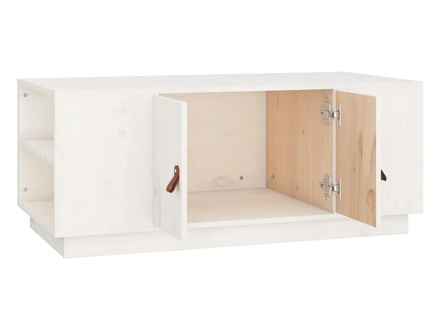 Mesa De Centro*vidaxl Mesa de centro 100x50x41 cm pinho maciço Branco