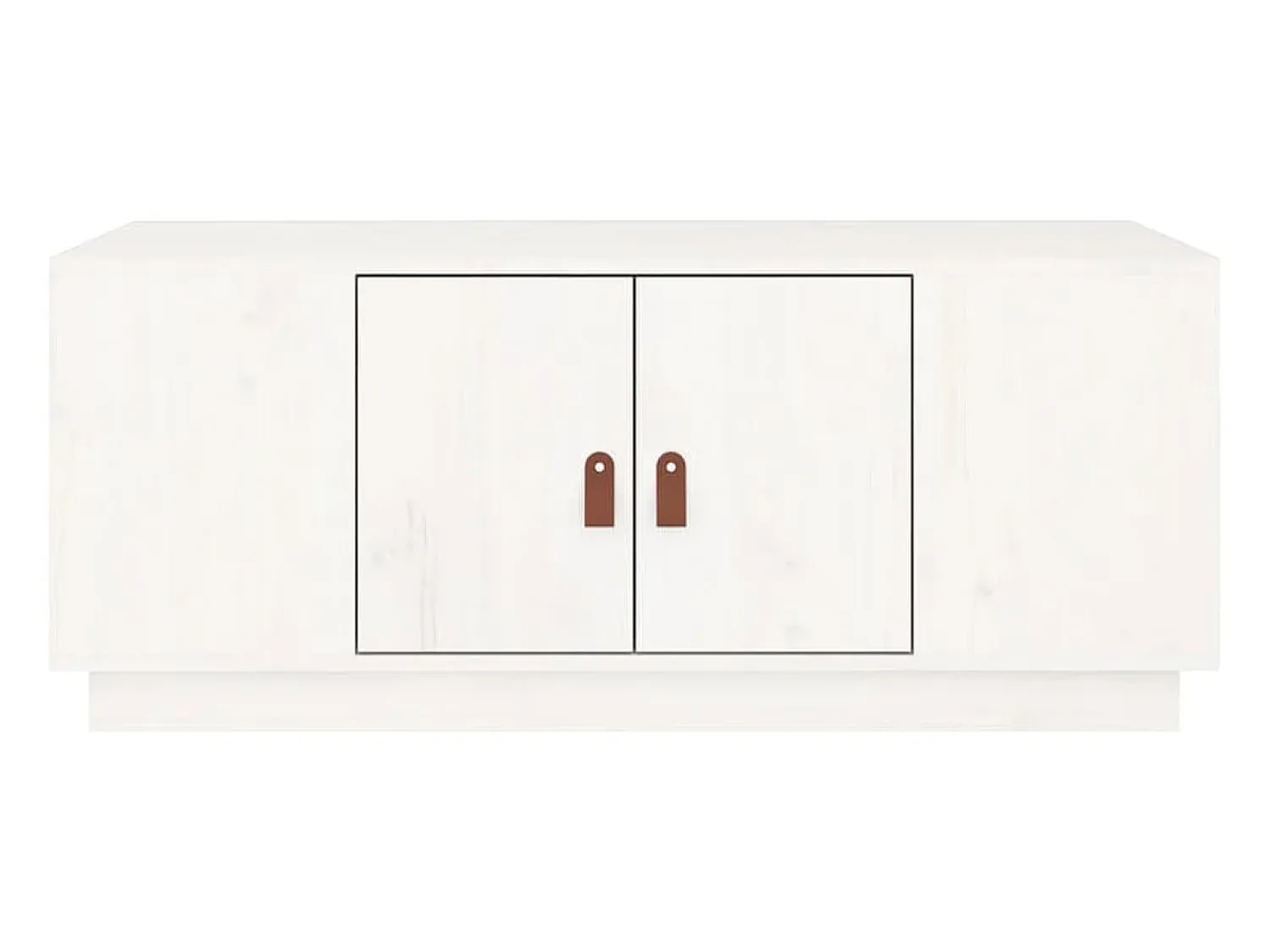 Mesa De Centro*vidaxl Mesa de centro 100x50x41 cm pinho maciço Branco