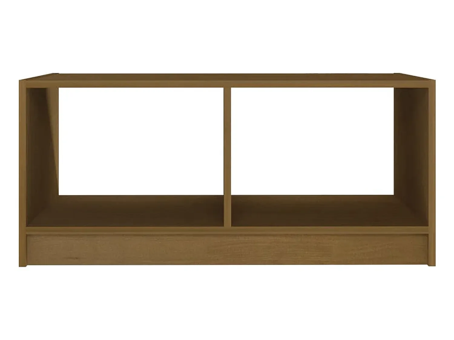 Mesa De Centro|vidaxl Mesa de centro 75x50x33,5 cm pinho maciço castanho mel Natural claro