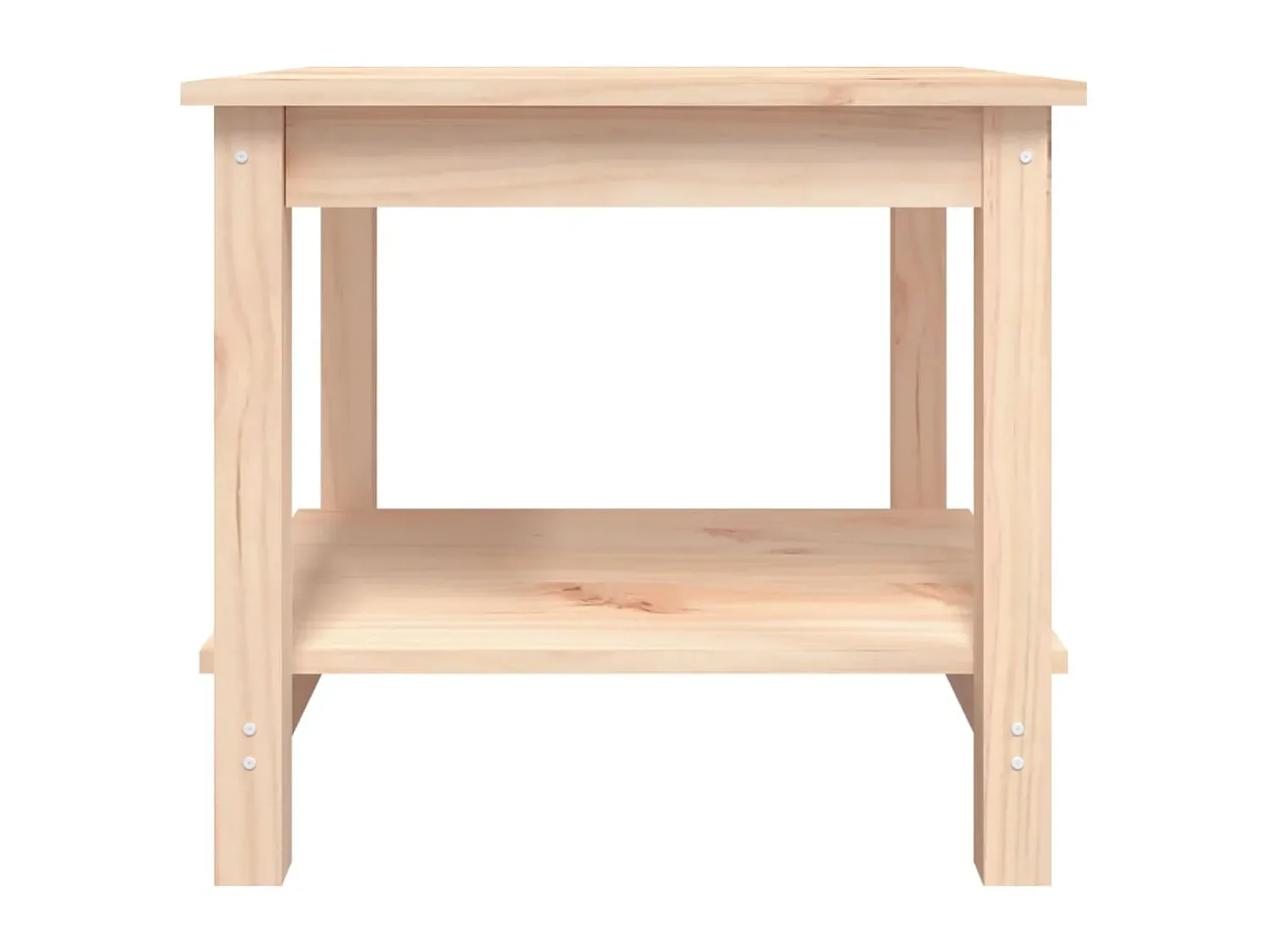 Outlet Mesa de centro 50x50x45 cm pinho maciço PT975342 Castanho
