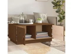 Mesa De Centro| Mesa de centro 80x50x35 cm pinho maciço mel PT541519 Castanho