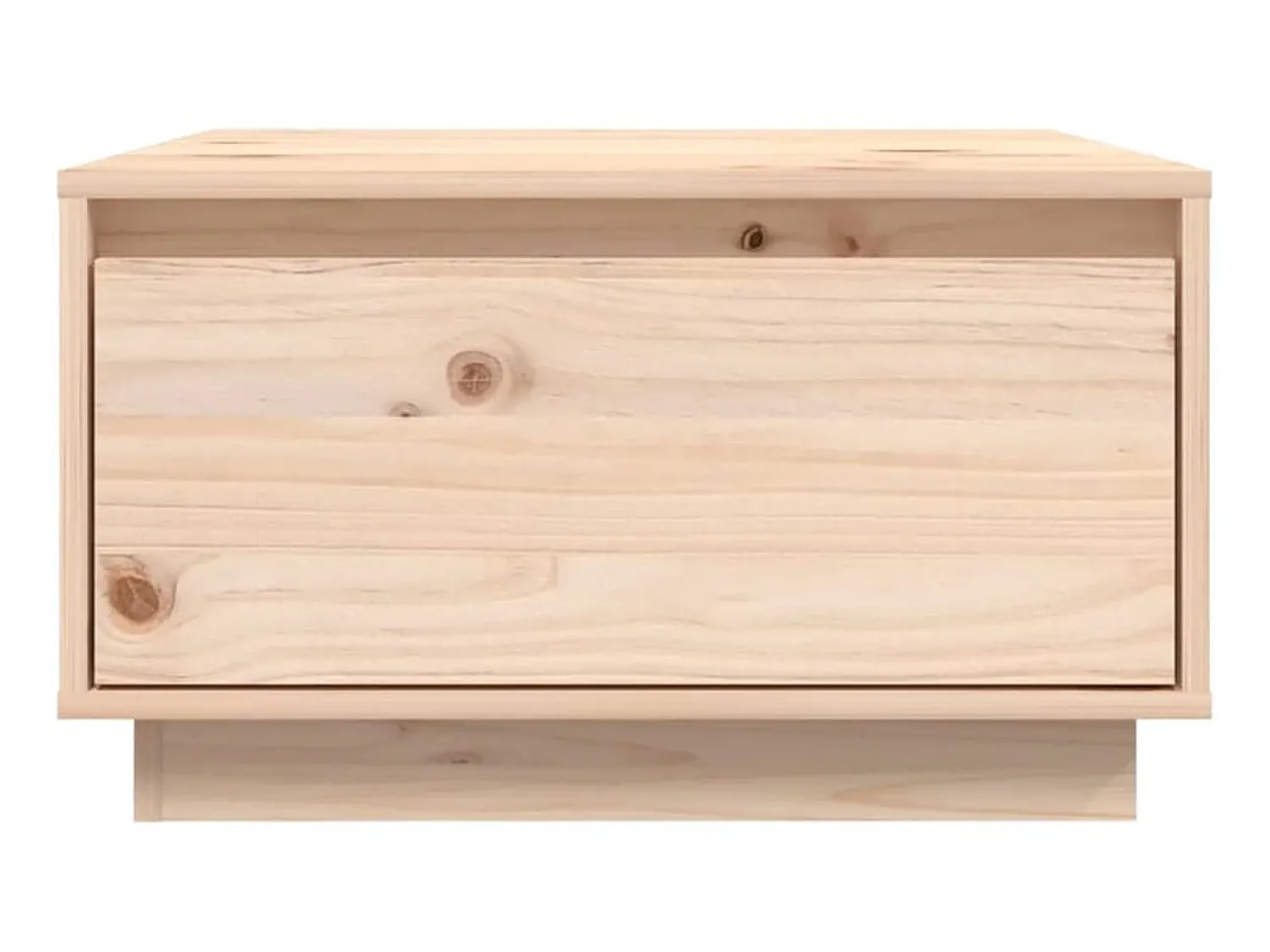Mesa De Centro* Mesa de centro 55x56x32 cm pinho maciço PT612493 Castanho
