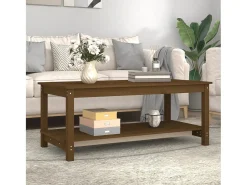 Best Mesa de centro 110x55x45 cm pinho maciço mel PT229661 Castanho
