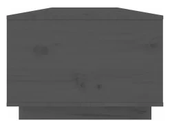 Hot vidaxl Mesa de centro 100x50x35 cm pinho maciço cinza Cinzento