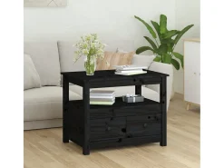Mesa de centro 71x49x55 cm pinho maciço PT374570^ Mesa De Centro