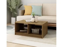 Mesa De Centro* Mesa de centro 75x50x33,5 cm pinho maciço mel PT547900 Castanho