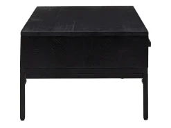 Mesa De Centro* Mesa de centro 90x50x35 cm pinho maciço PT192309 Preto