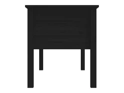 Mesa De Centro|vidaxl Mesa de centro 102x49x55 cm pinho maciço Preto
