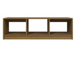 Mesa De Centro|vidaxl Mesa de centro 110x50x34 cm pinho maciço castanho mel Natural claro