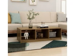 Mesa De Centro| Mesa de centro 110x50x34 cm pinho maciço mel PT160718 Castanho