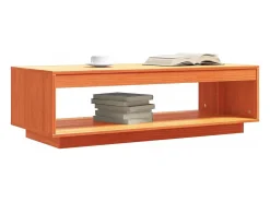 Discount Mesa de centro 110x50x33,5 cm pinho maciço mel PT661975 Castanho