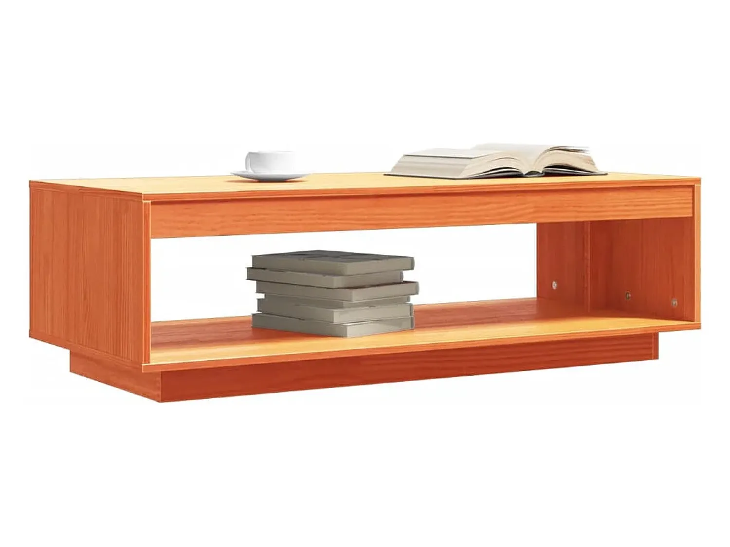 Discount Mesa de centro 110x50x33,5 cm pinho maciço mel PT661975 Castanho