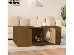 Mesa De Centro* Mesa de centro 100x50x41 cm pinho maciço mel PT471389 Castanho