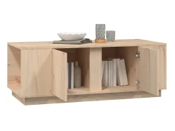 Clearance Mesa de centro 110x50x40 cm pinho maciço PT121452 Castanho