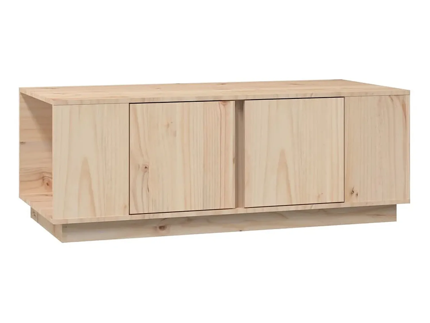 Clearance Mesa de centro 110x50x40 cm pinho maciço PT121452 Castanho