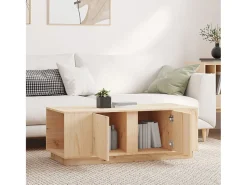 Clearance Mesa de centro 110x50x40 cm pinho maciço PT121452 Castanho