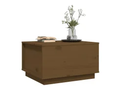 New Mesa de centro 60x50x35 cm pinho maciço mel PT192427 Castanho