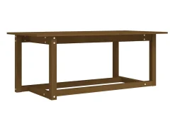 Mesa De Centro* Mesa de centro 110x55x45 cm pinho maciço mel PT202131 Castanho