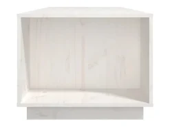 Mesa De Centro|vidaxl Mesa de centro 110x50x40 cm pinho maciço Branco