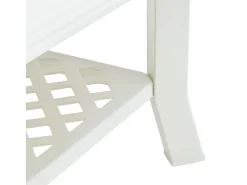 Mesa De Centro| Mesa de centro 90x60x46 cm plástico PT816490 Branco