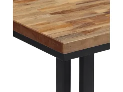 Mesa de centro 55x55x40 cm teca recuperada maciça PT757192^ Mesa De Centro