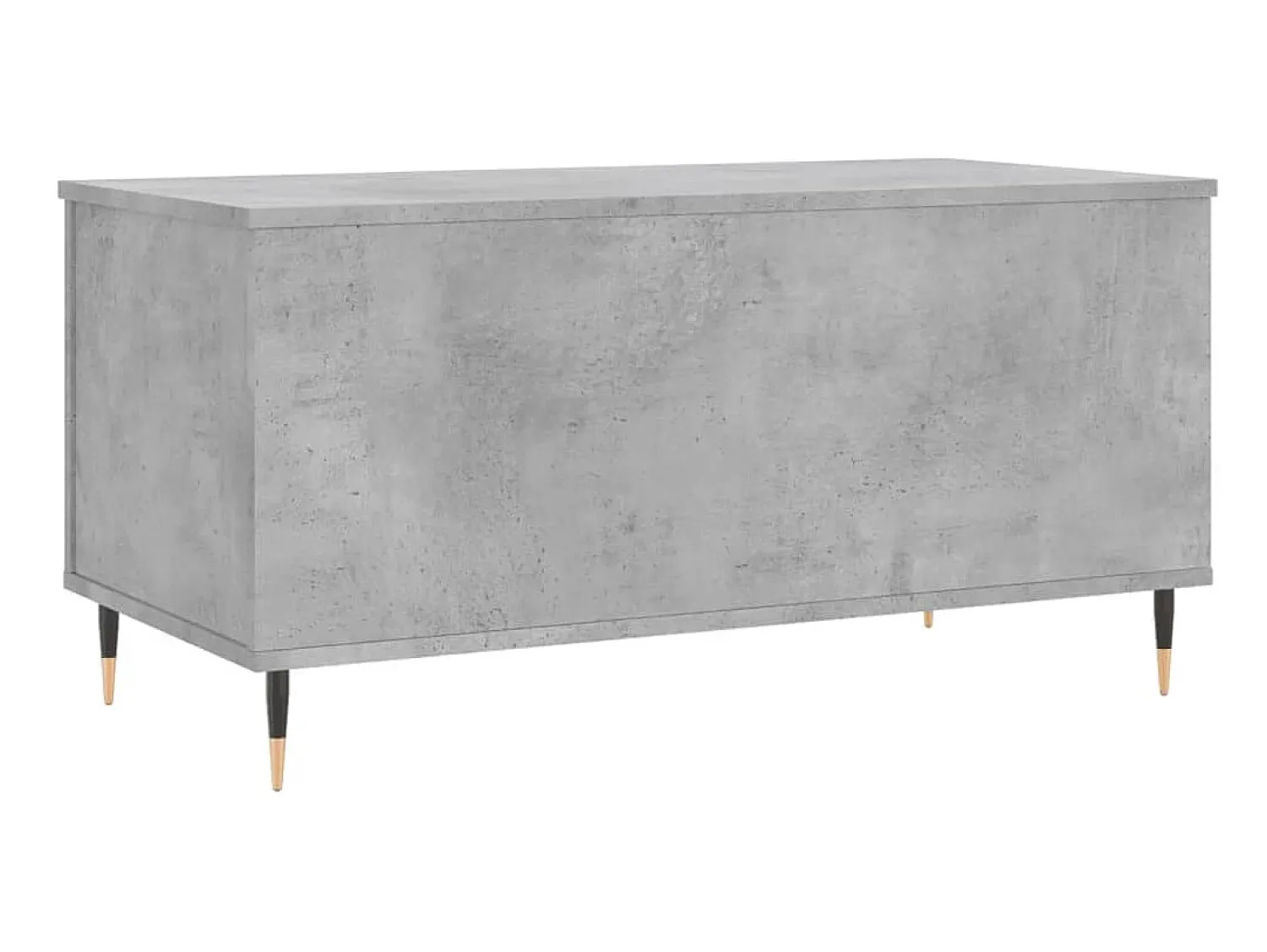 Mesa De Centro| Mesa de centro 90x44,5x45 derivados de madeira cimento PT550908 Cinzento